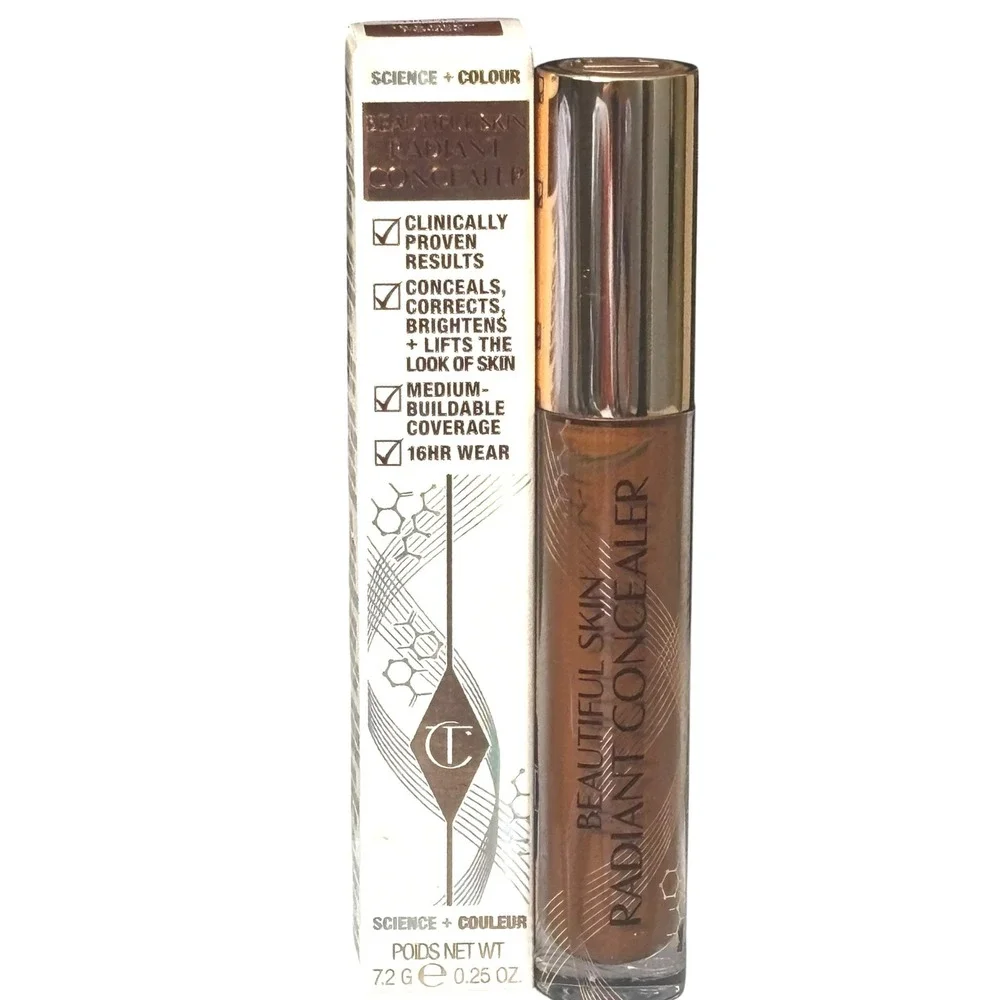 Charlotte Tilbury Beautiful Skin Radiant Concealer 16.5 Deep Fonce 0.25oz NIB